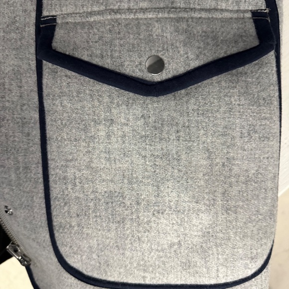 NWT J.Crew Nello Gori Italian Stadium Cloth Parka w/ Faux Fur Hood - Size 2 - Picture 8 of 11